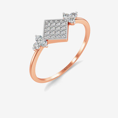 Quadrilateral Inspired Diamond Ring alternate view 1