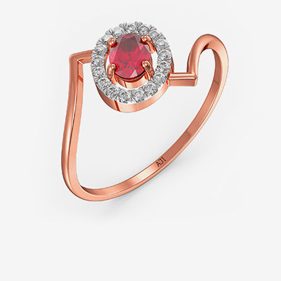 Sphere Diamond Women Ring alternate view 1