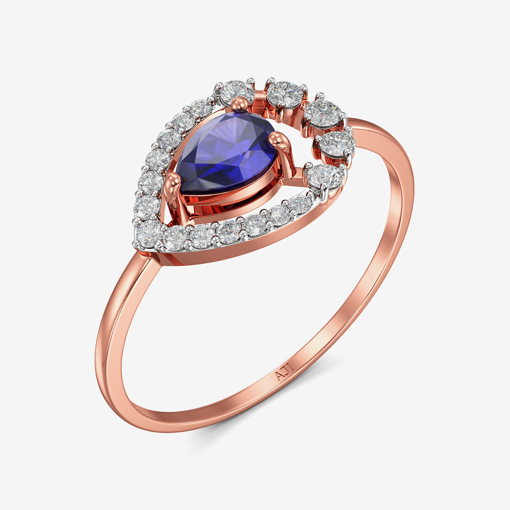 Dewdrop Inspired Diamond Ring