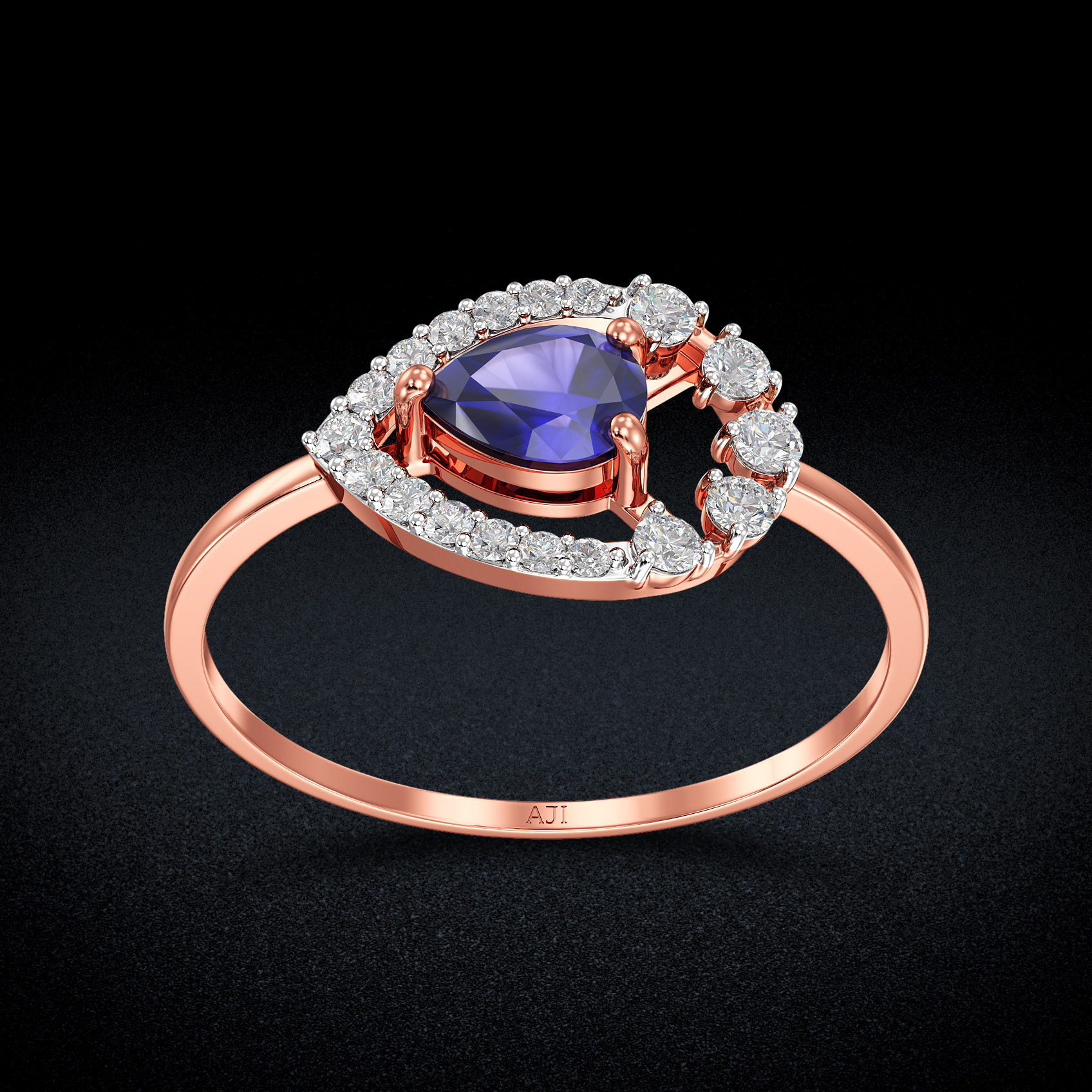 Dewdrop Inspired Diamond Ring image