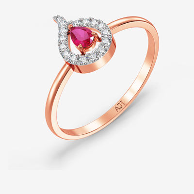 Lantern Shaped Diamond Ring alternate view 1