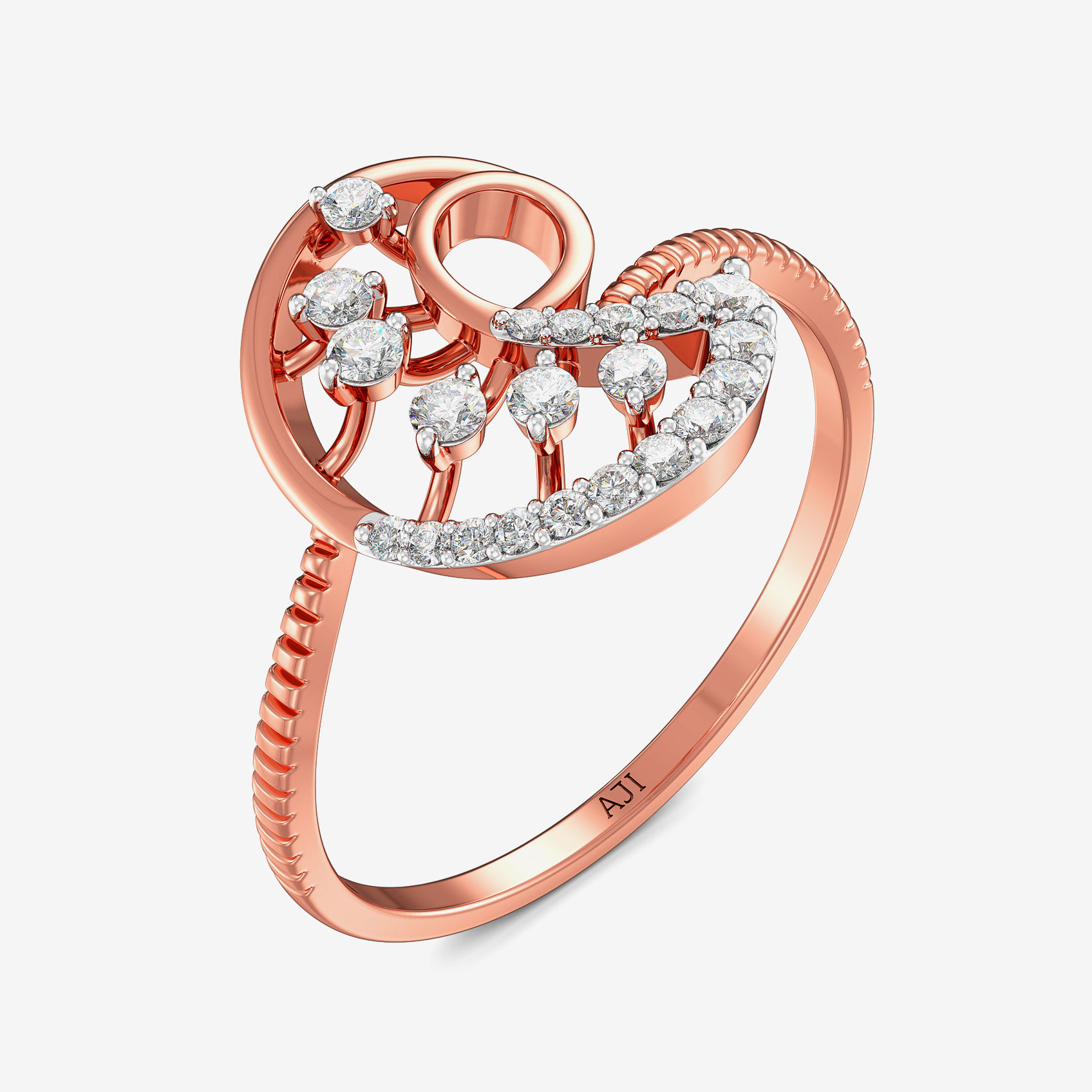 Embroidery Diamond Ring