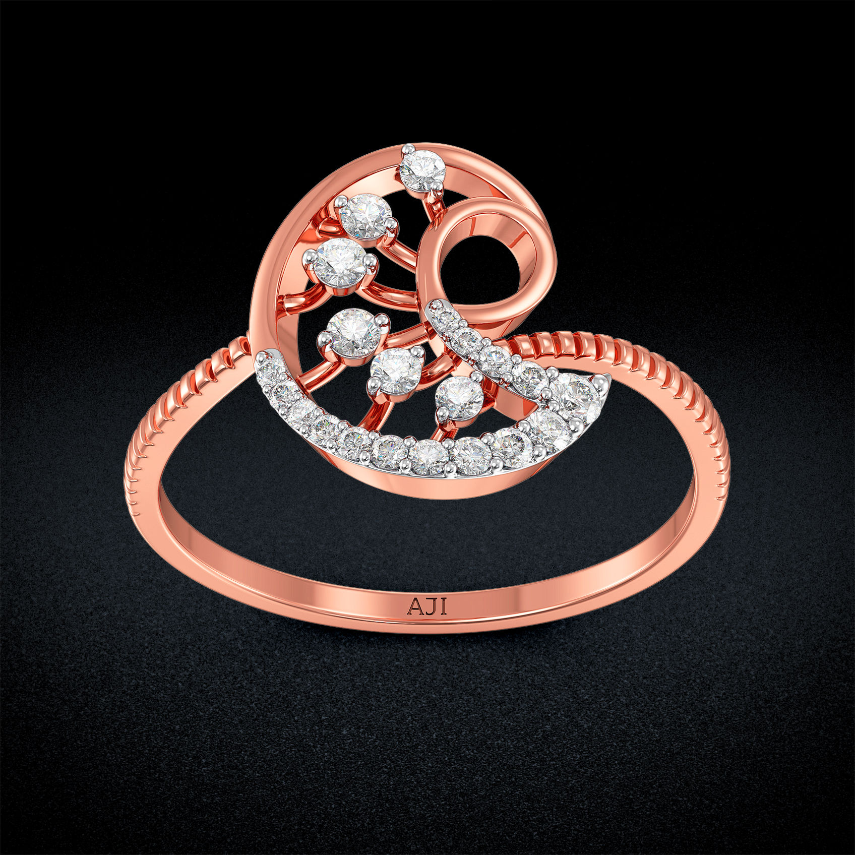 Embroidery Diamond Ring image