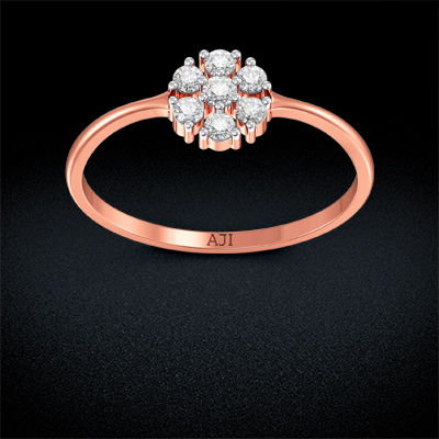 Floral Shaped Diamond Ring alternate view 2