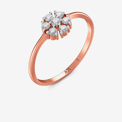 Floral Shaped Diamond Ring alternate view 1