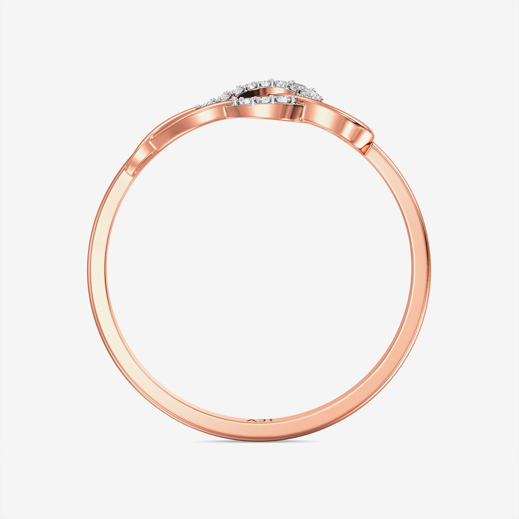Droplet Pattern Diamond Ring image