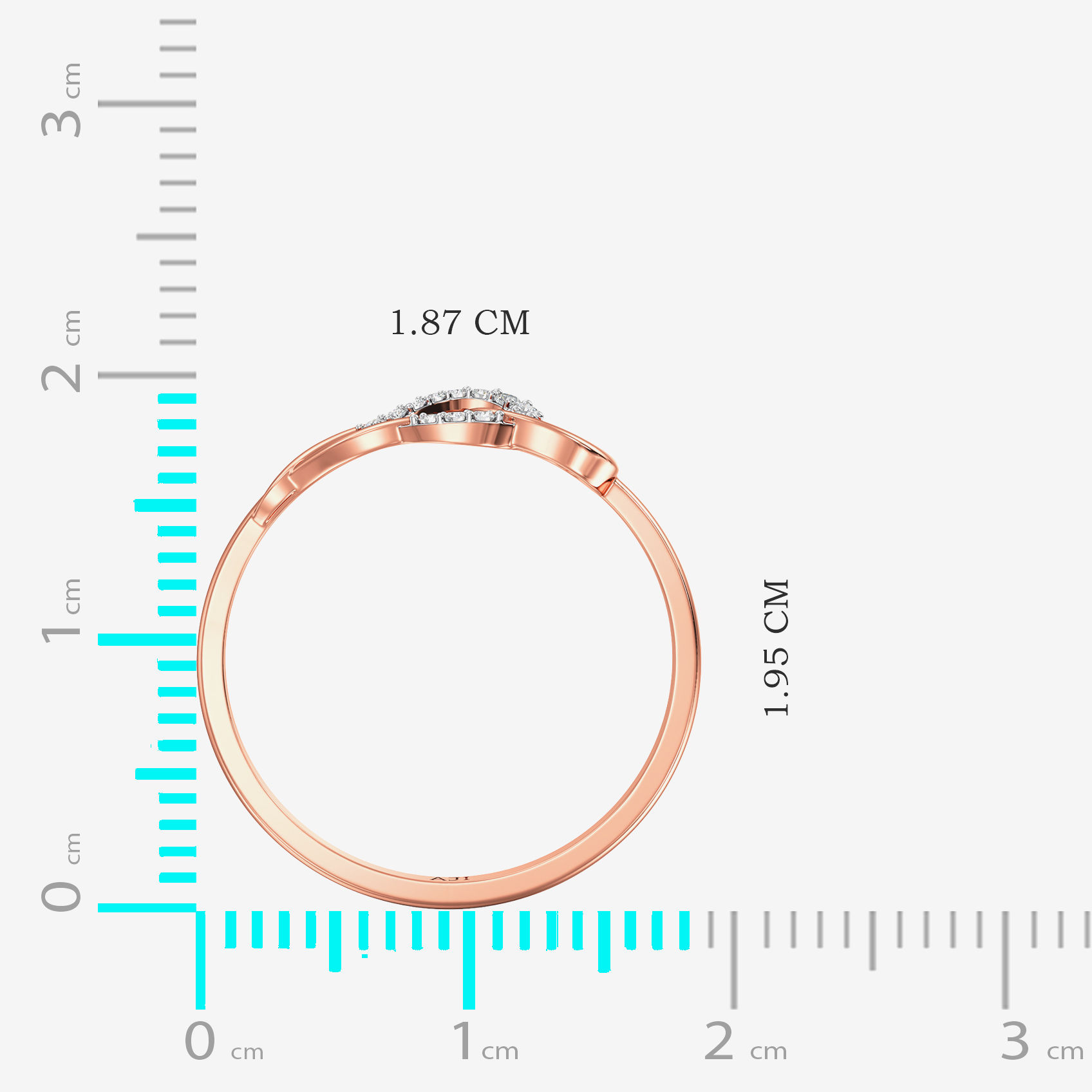 Droplet Pattern Diamond Ring image