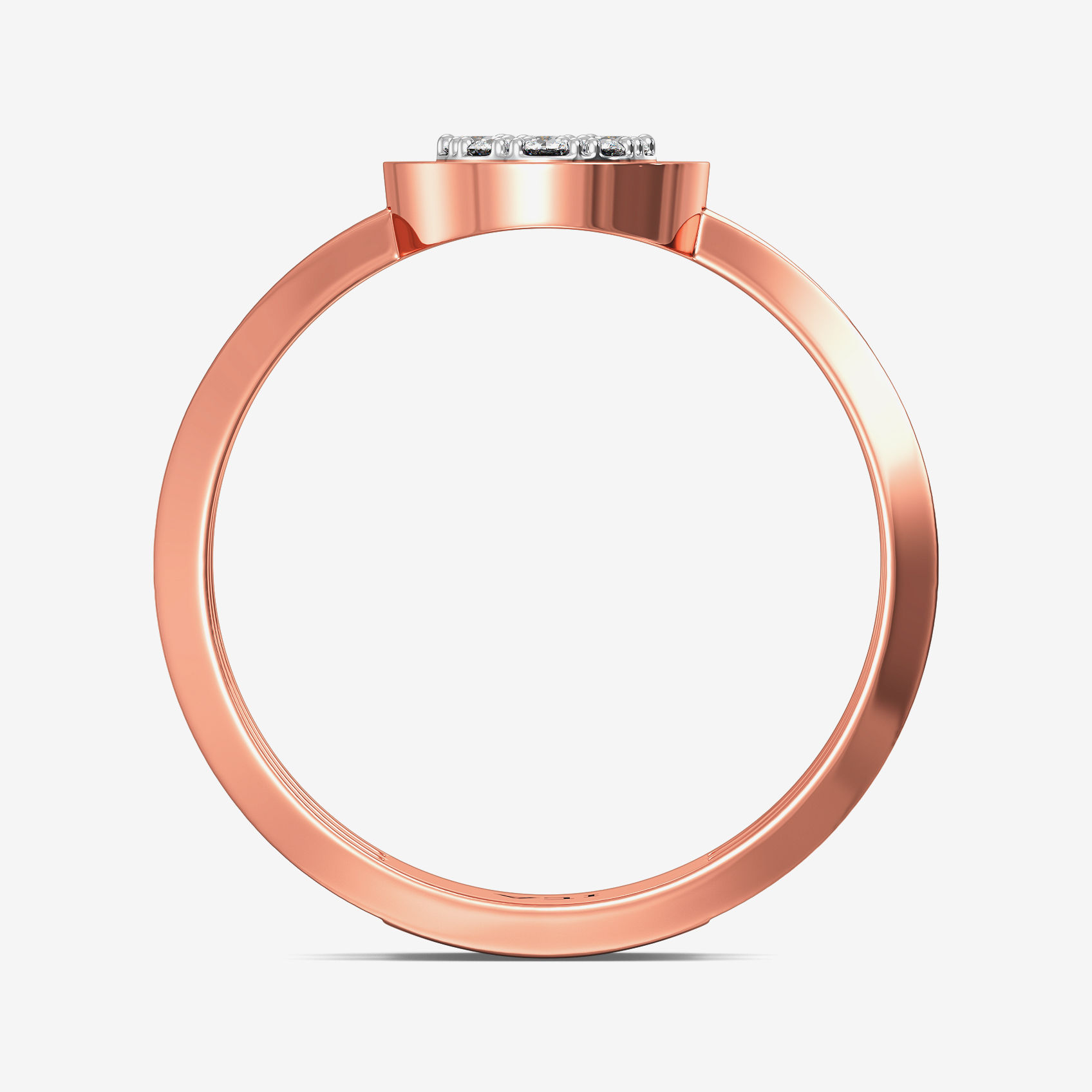Elliptical Diamond Ring image