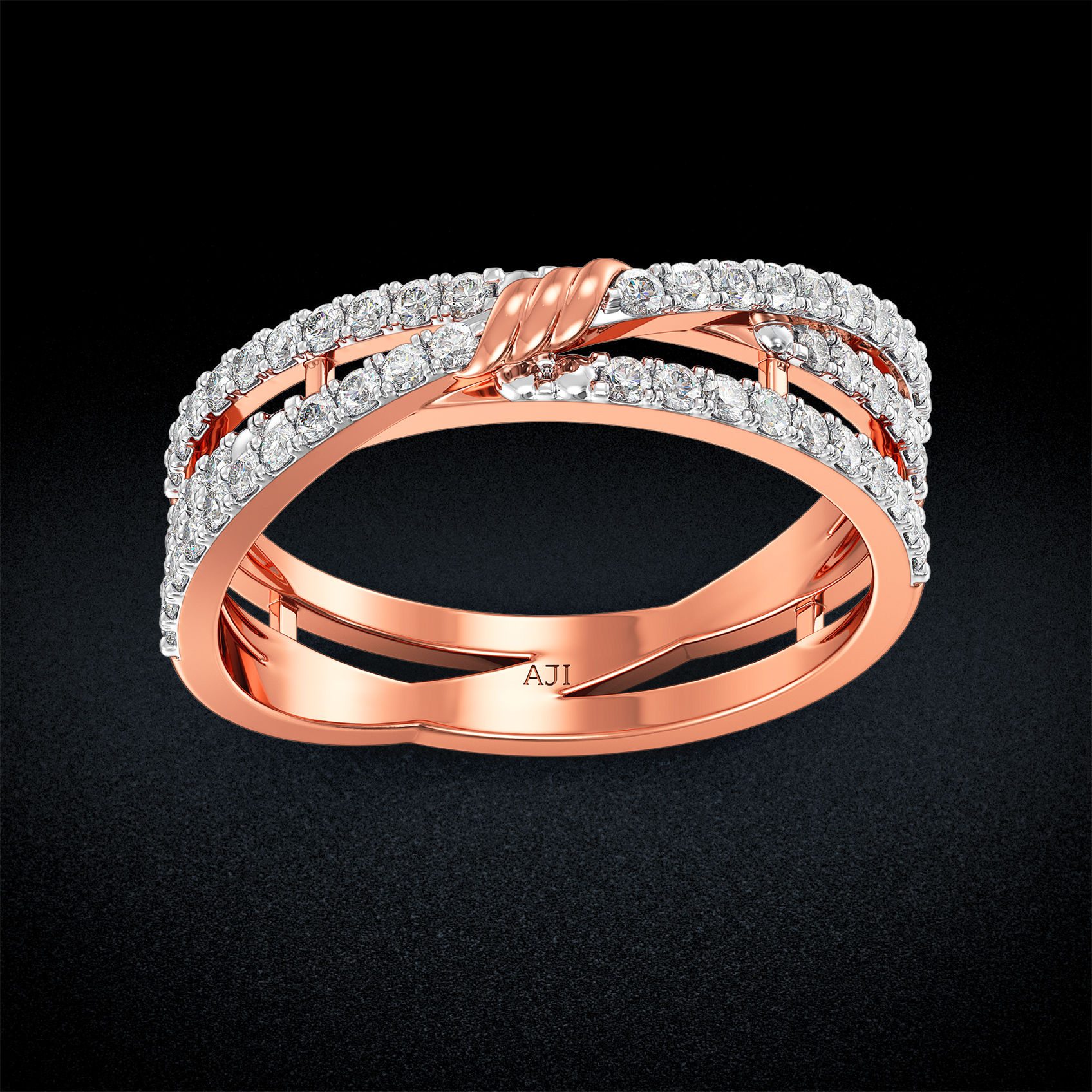 Circle Glint Diamond Ring image