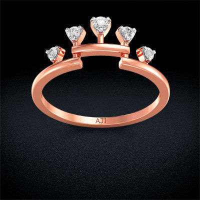 Tri Glint Diamond Ring alternate view 2