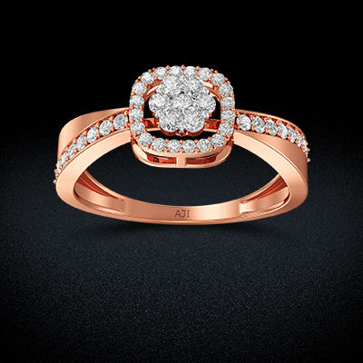 Floral Elegance Diamond Ring alternate view 2