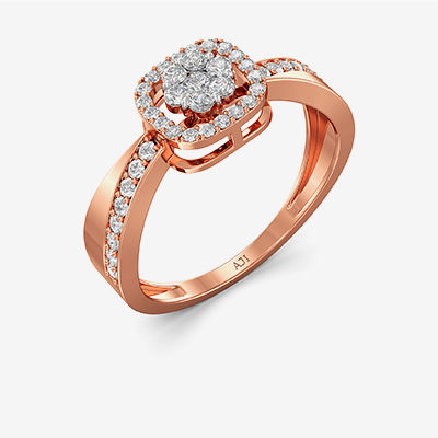 Floral Elegance Diamond Ring alternate view 1