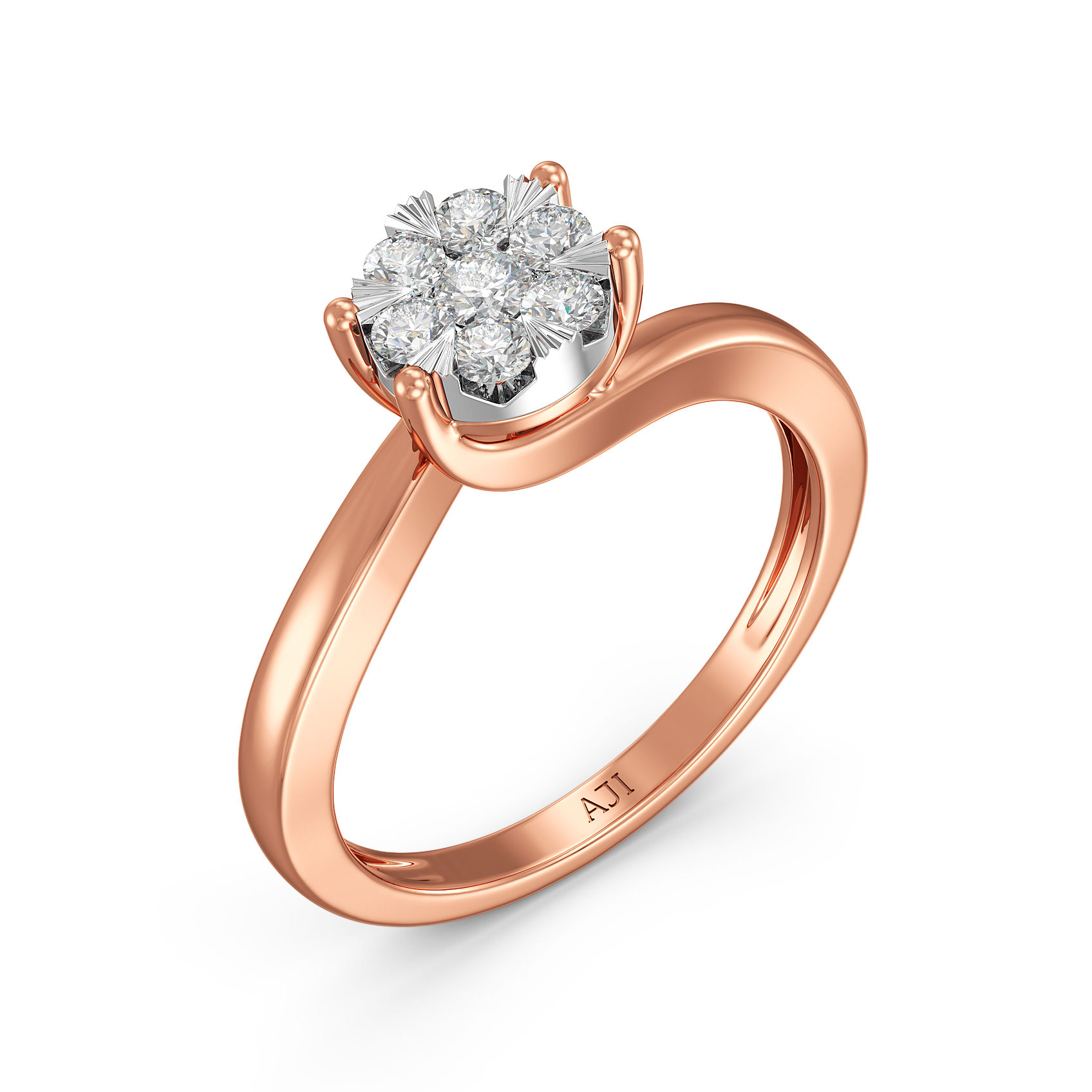 Blooming Petals Diamond Ring