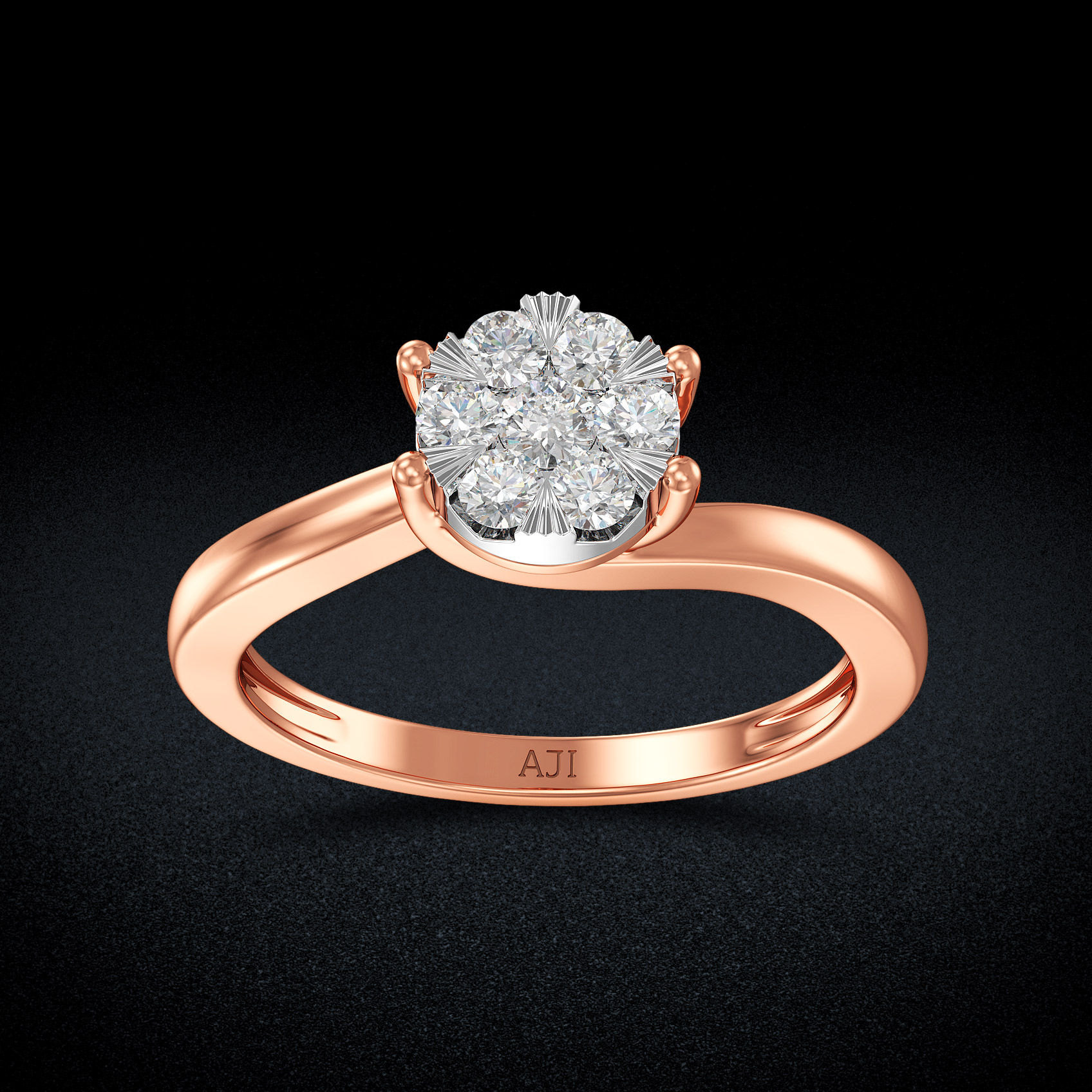 Blooming Petals Diamond Ring image