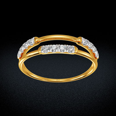 Double Strand Delight Diamond Ring alternate view 2