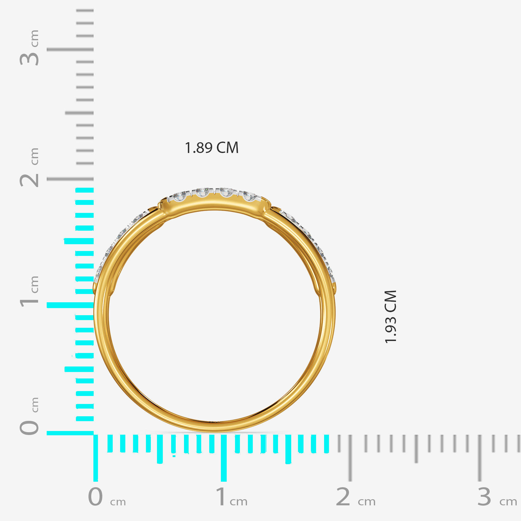 Double Strand Delight Diamond Ring image