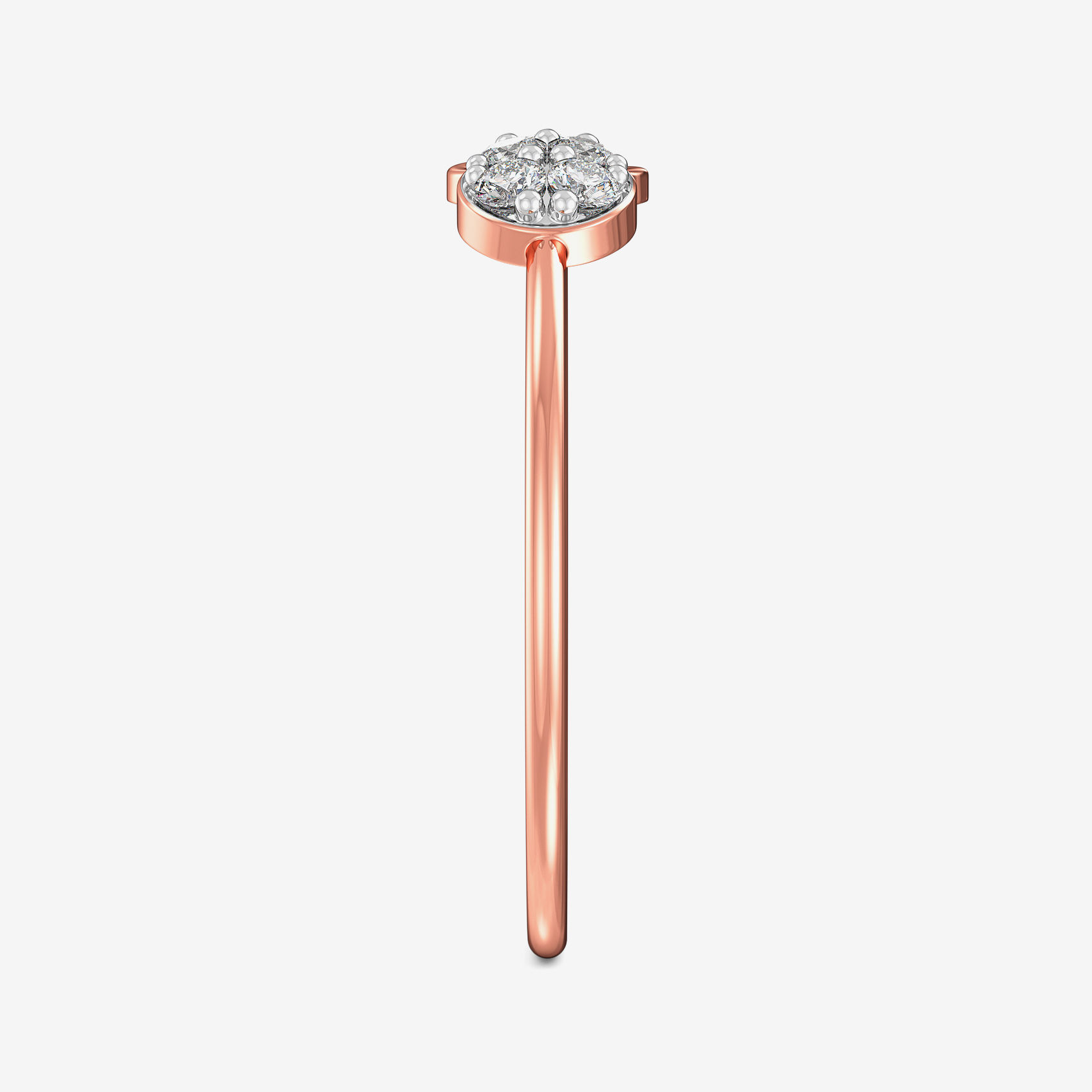 Serene Leaf Infinity Diamond Ring alternate view 3