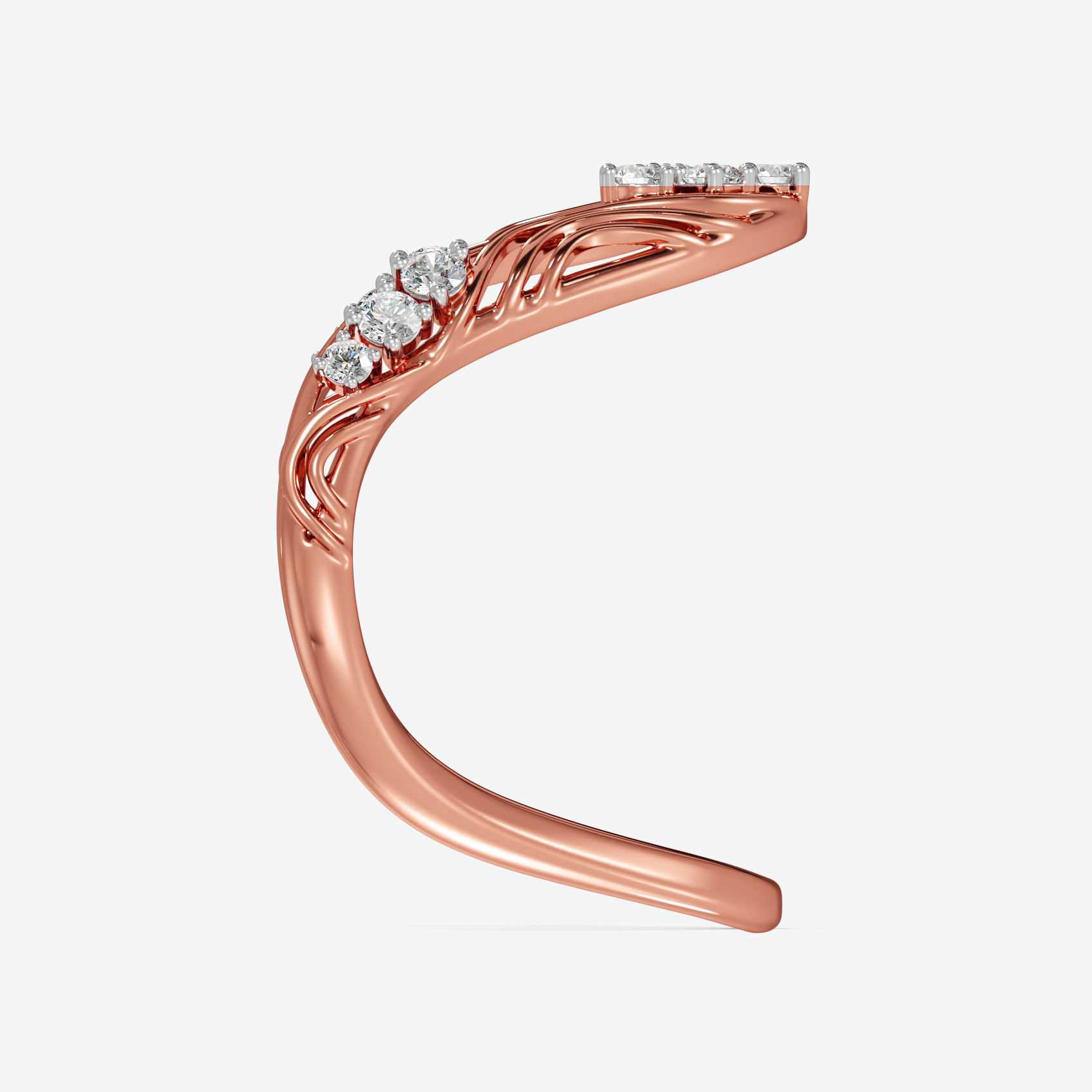 Ethereal women Diamond Vanki Ring alternate view 3