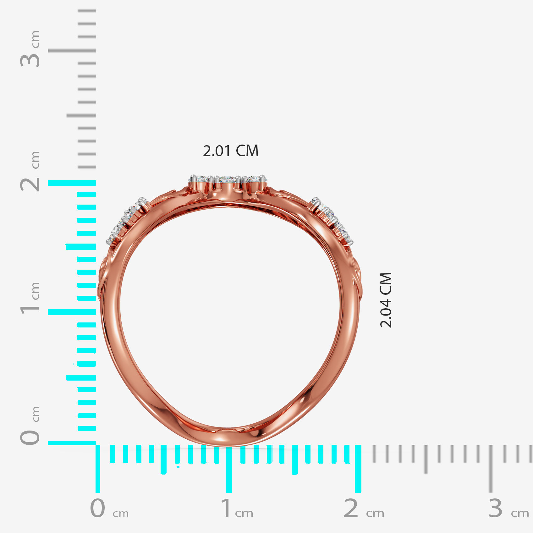 Ethereal women Diamond Vanki Ring image