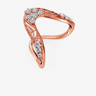 Ethereal women Diamond Vanki Ring alternate view 1