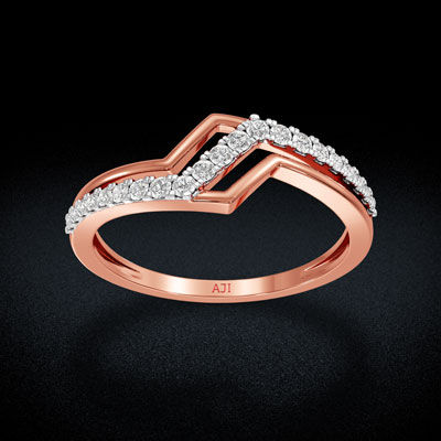 Wave Crest Diamond Ring alternate view 2