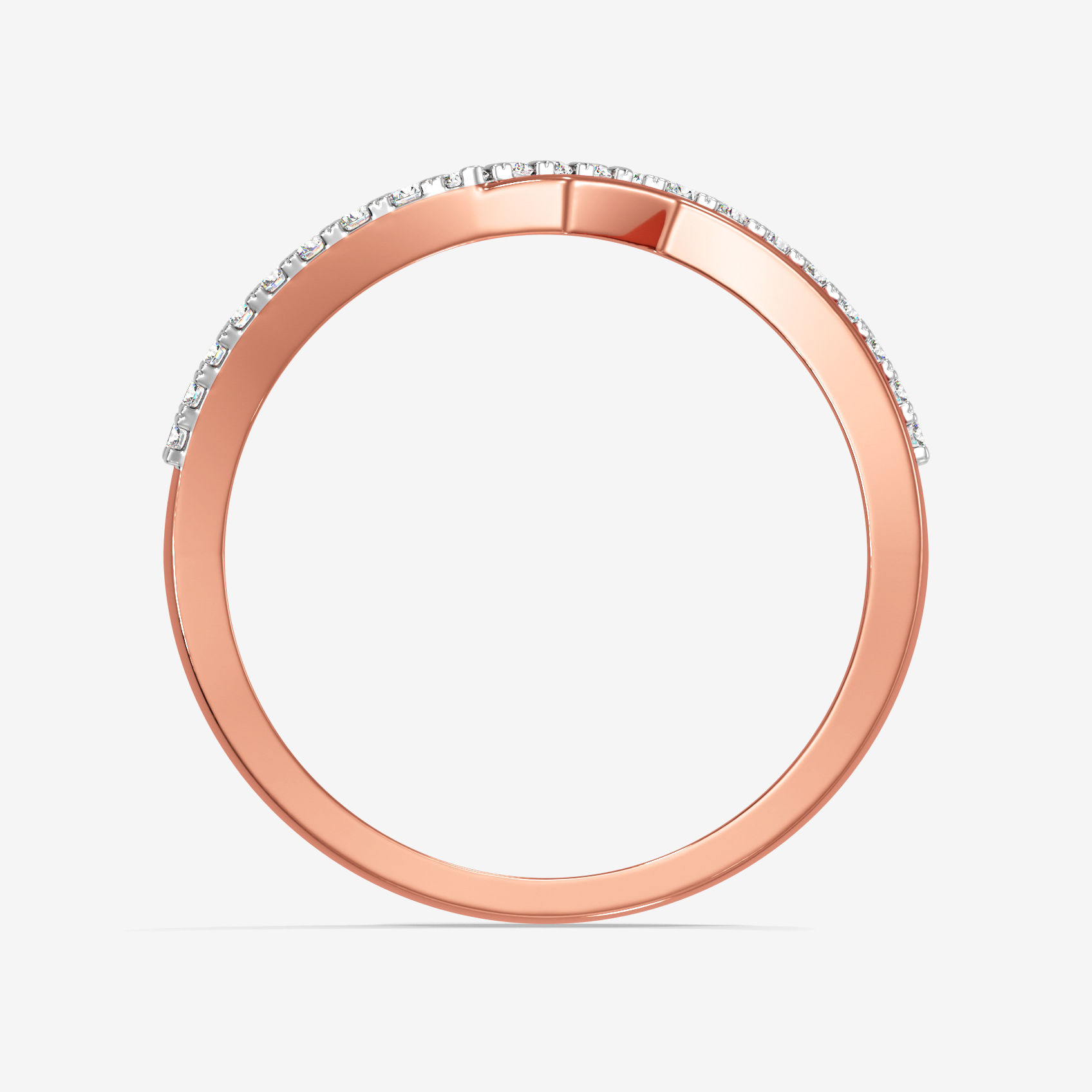 Wave Crest Diamond Ring image