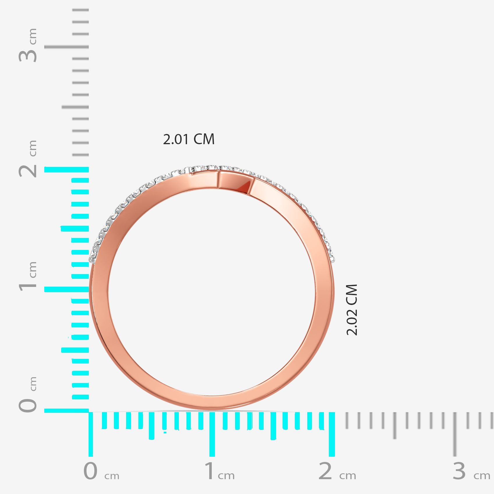 Wave Crest Diamond Ring image