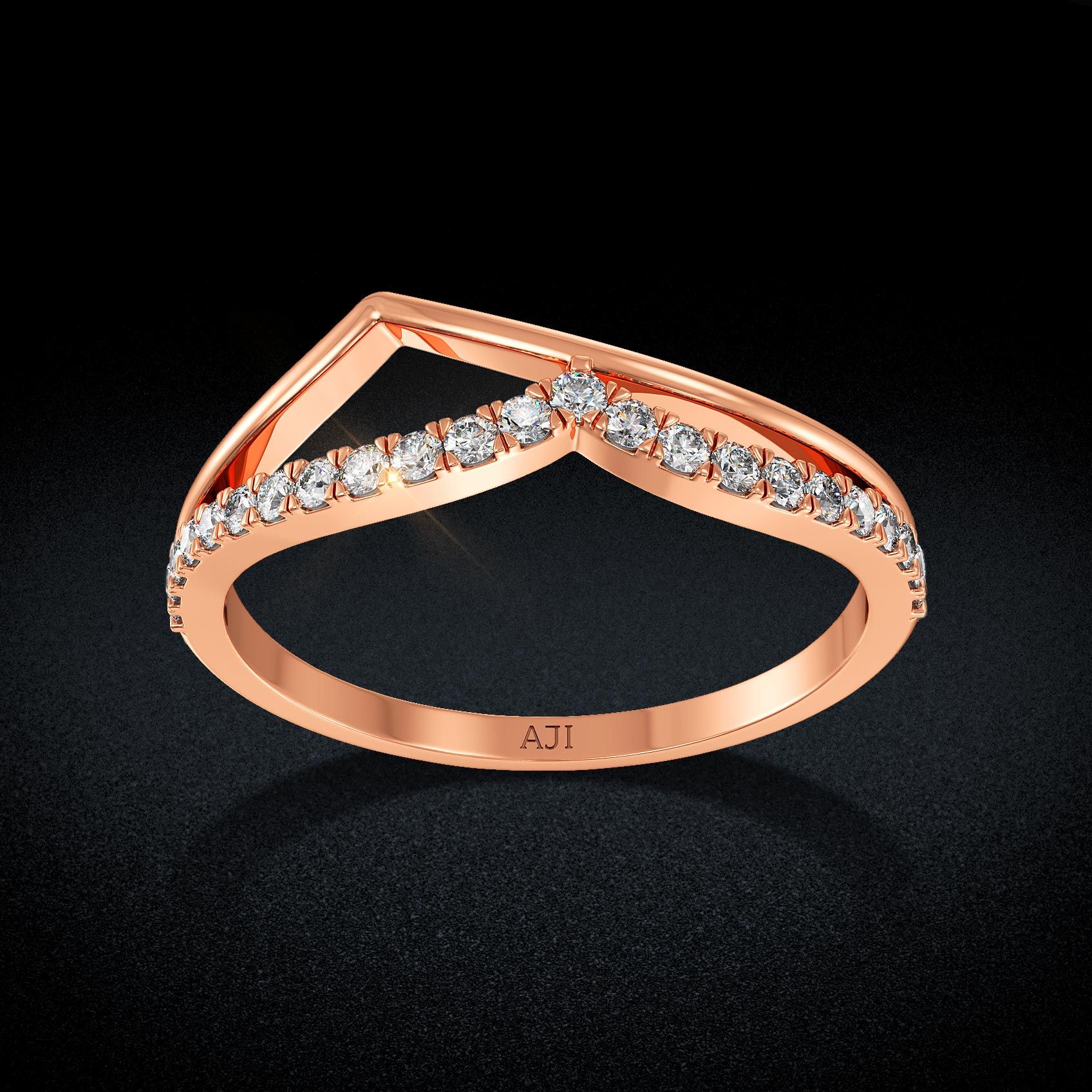 Cresting Wave Diamond Ring image
