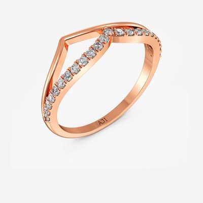Cresting Wave Diamond Ring alternate view 1
