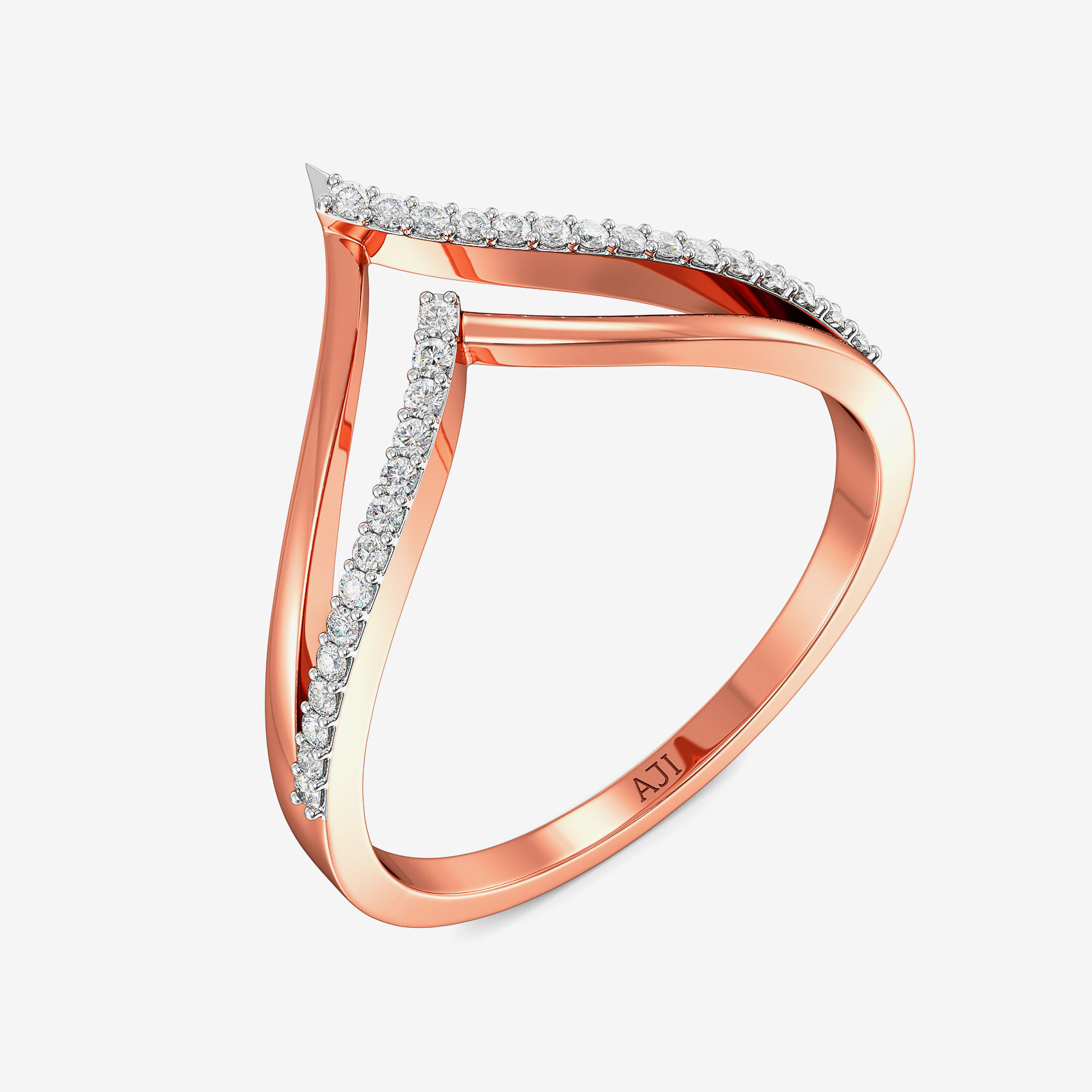 Sleek Elegance Diamond Ring