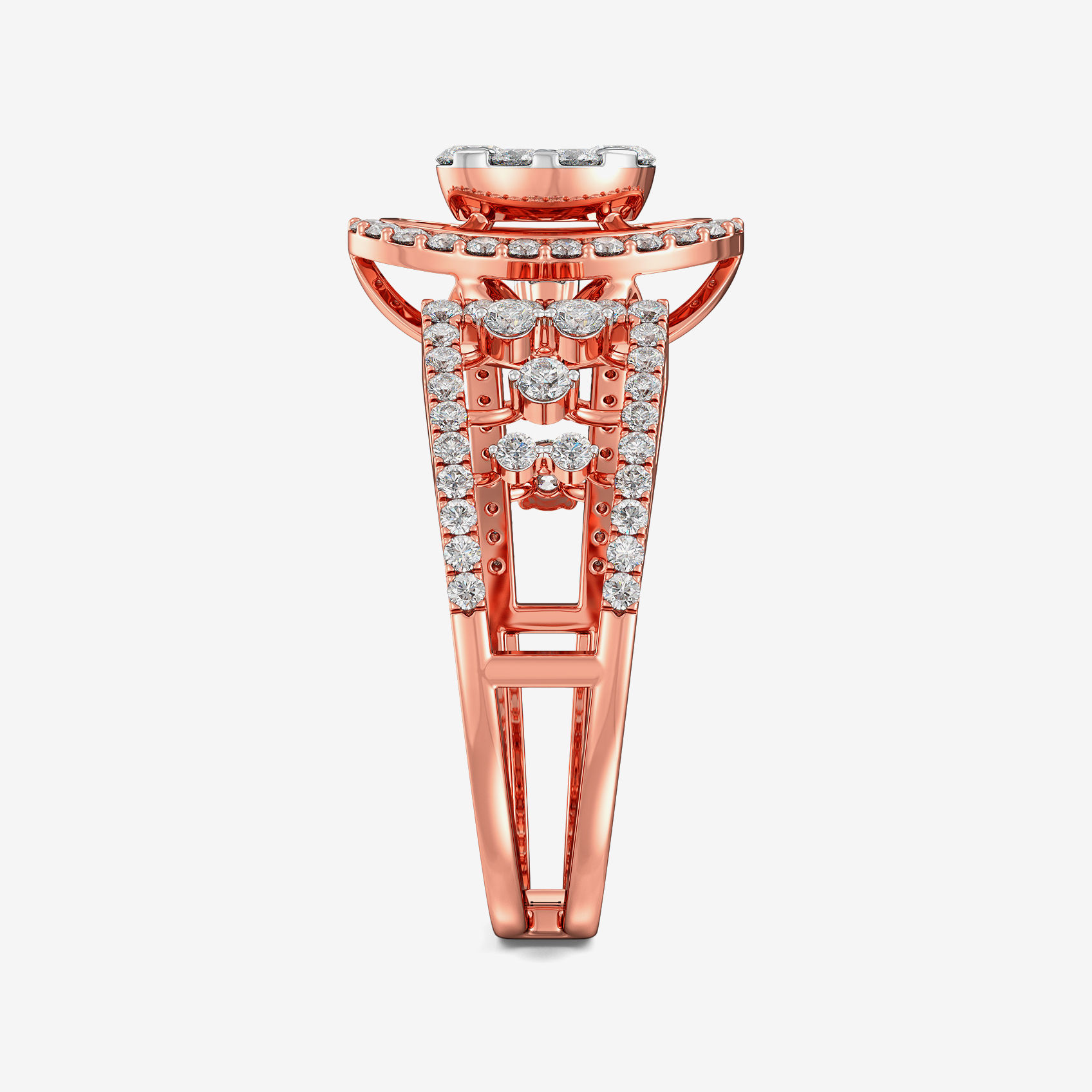 Classic Oval Solitaire Diamond Ring alternate view 1