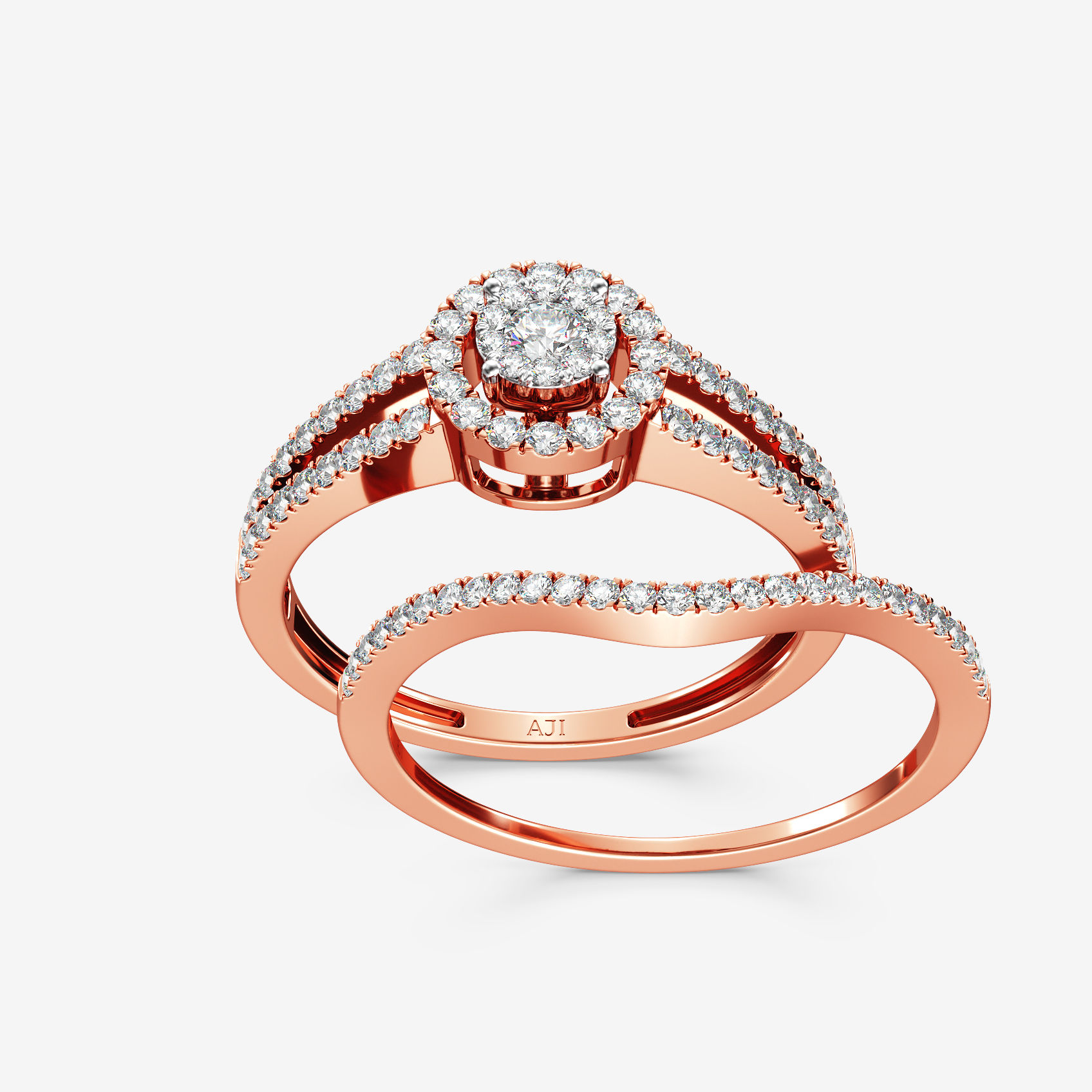 Gleaming Cluster Diamond Ring alternate view 1