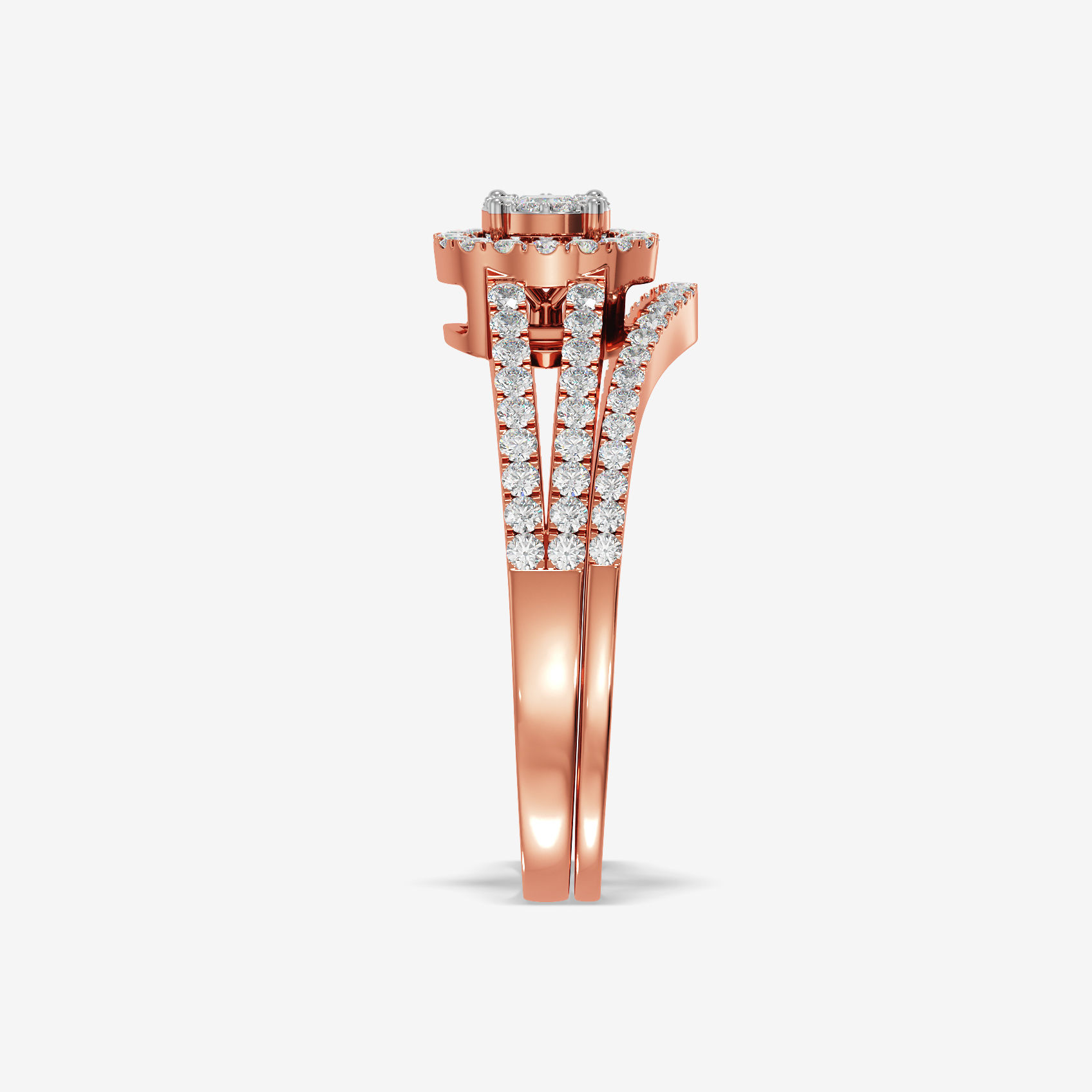 Gleaming Cluster Diamond Ring image