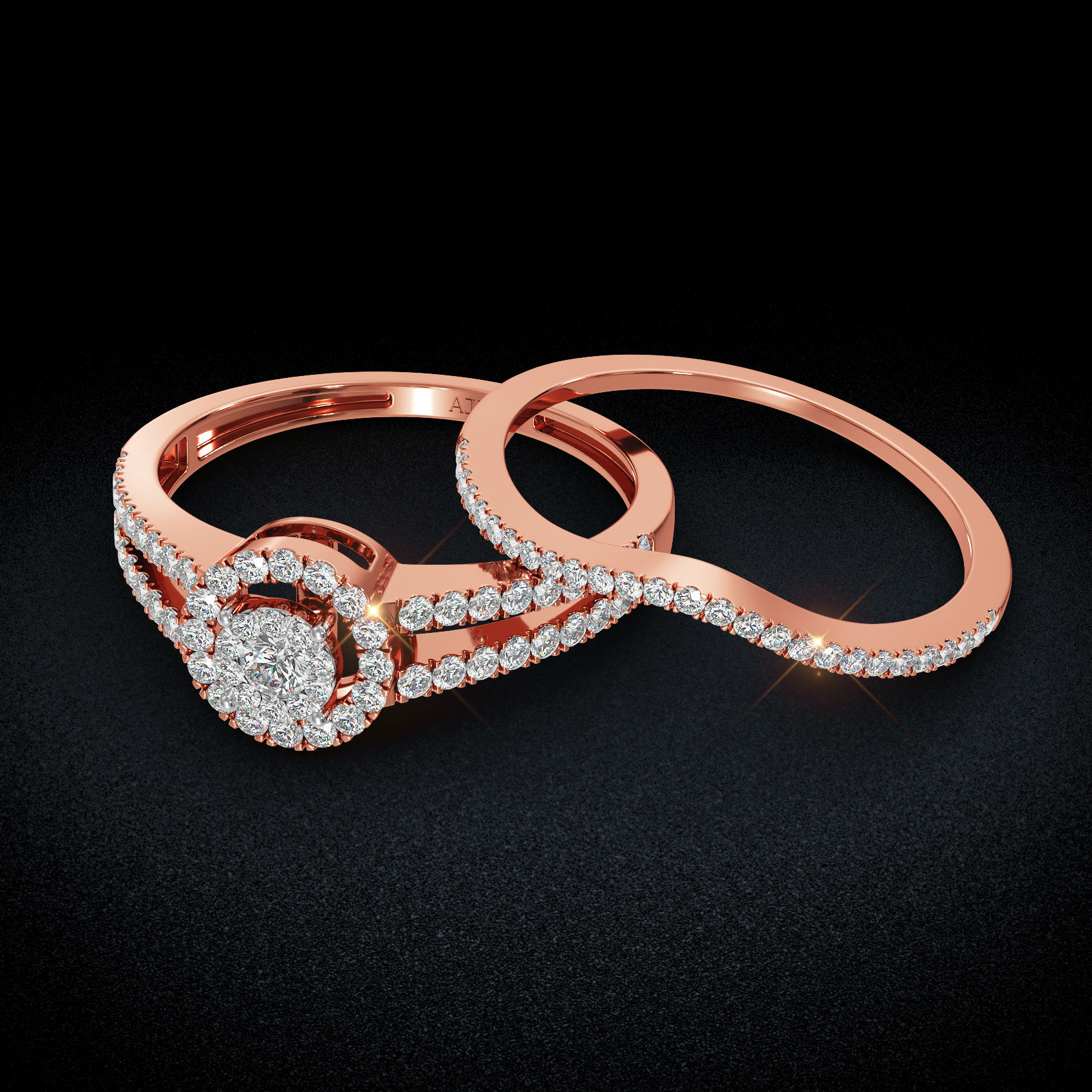 Gleaming Cluster Diamond Ring image