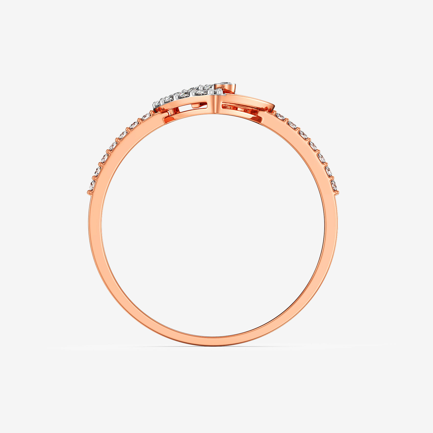 Eternal Heart of Diamonds Ring alternate view 2