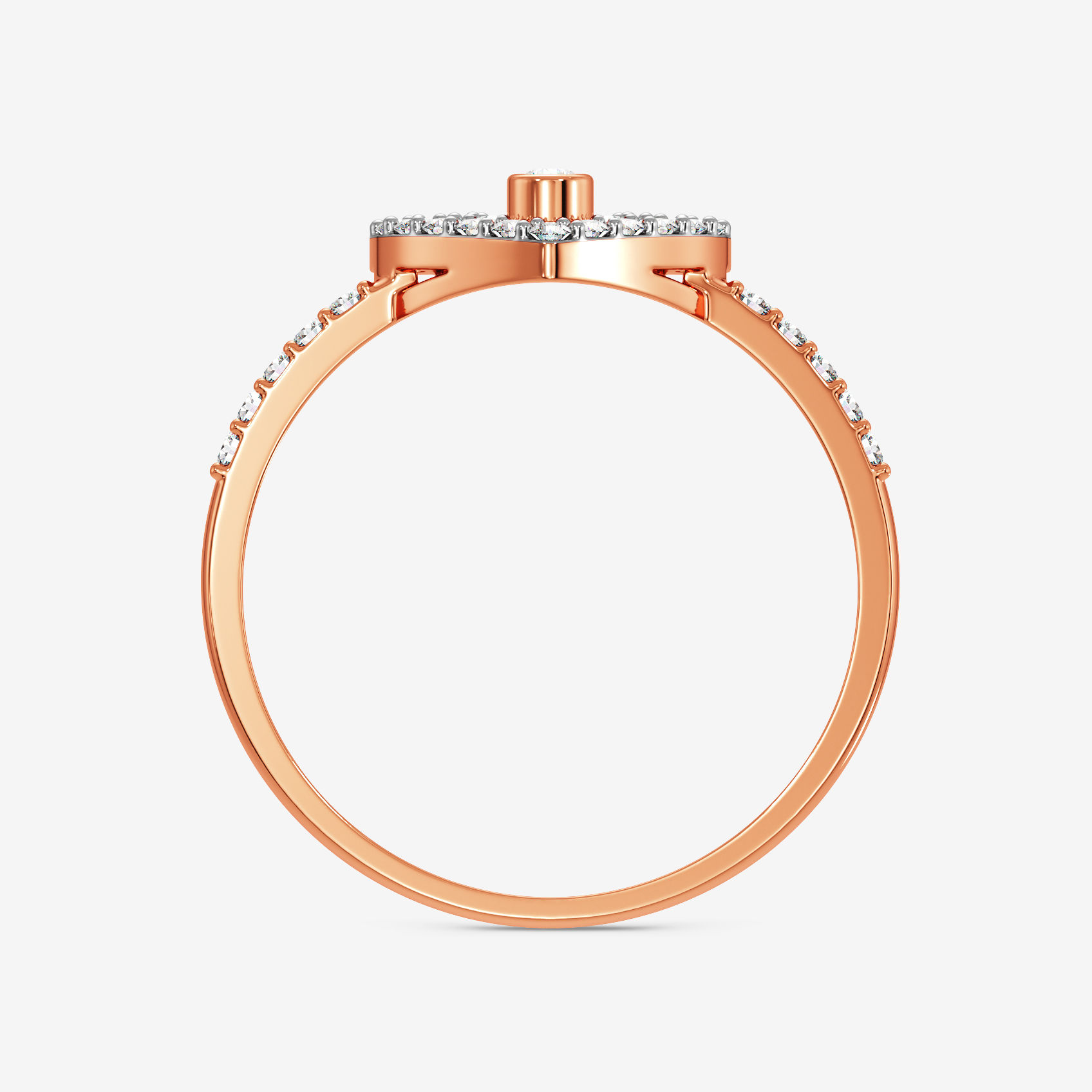 Vintage Heart Diamond Ring alternate view 1