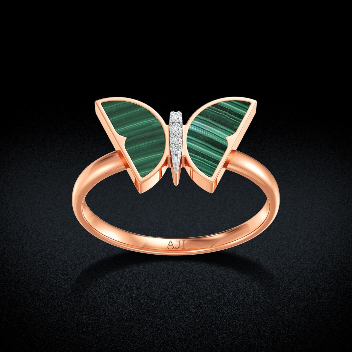 Verdant Wings Diamond Ring image