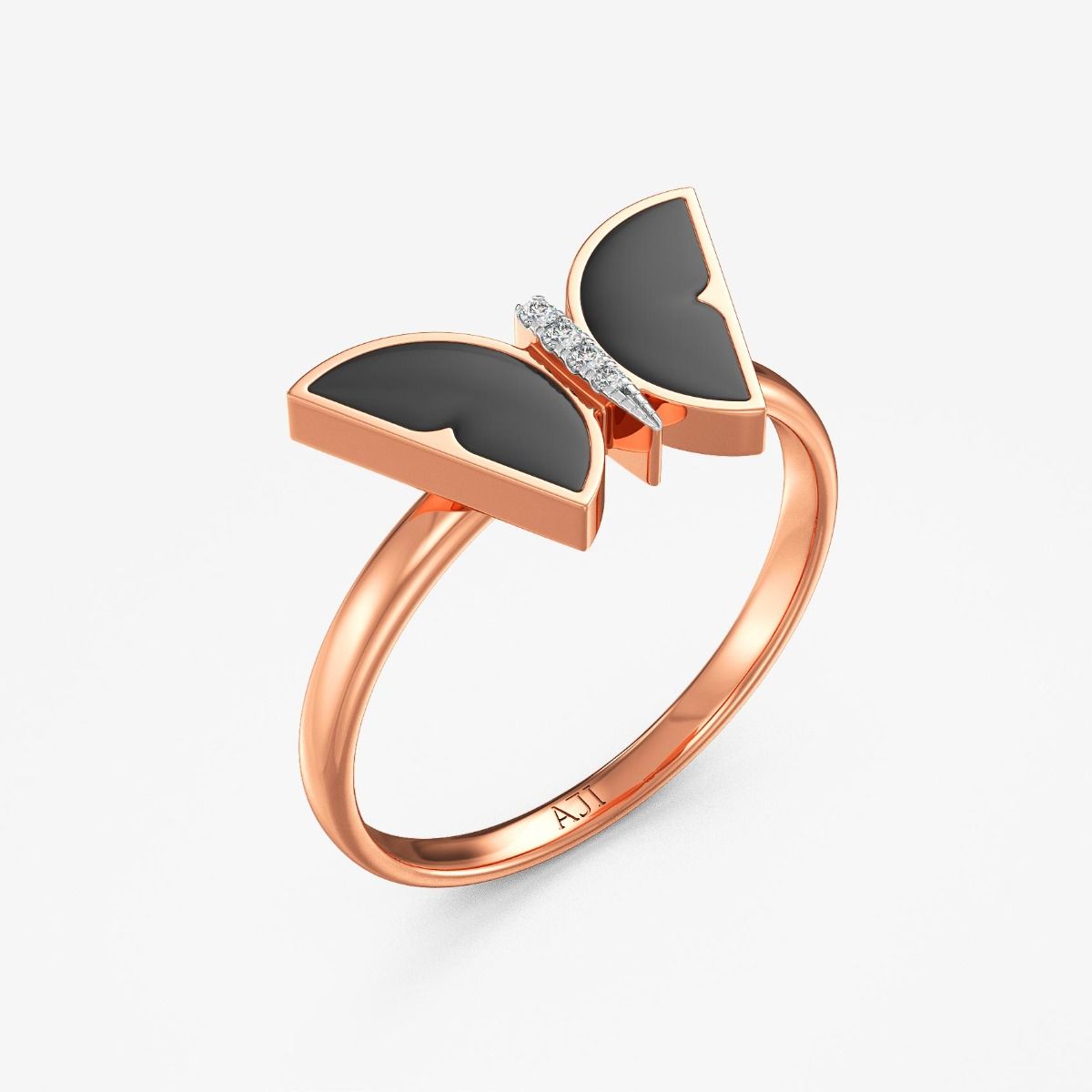 Dark Charm Diamond Ring
