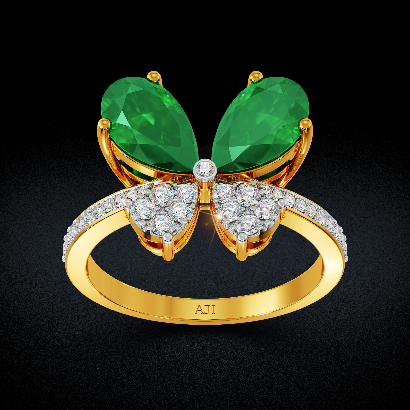 Nature’s Emerald Diamond Ring image