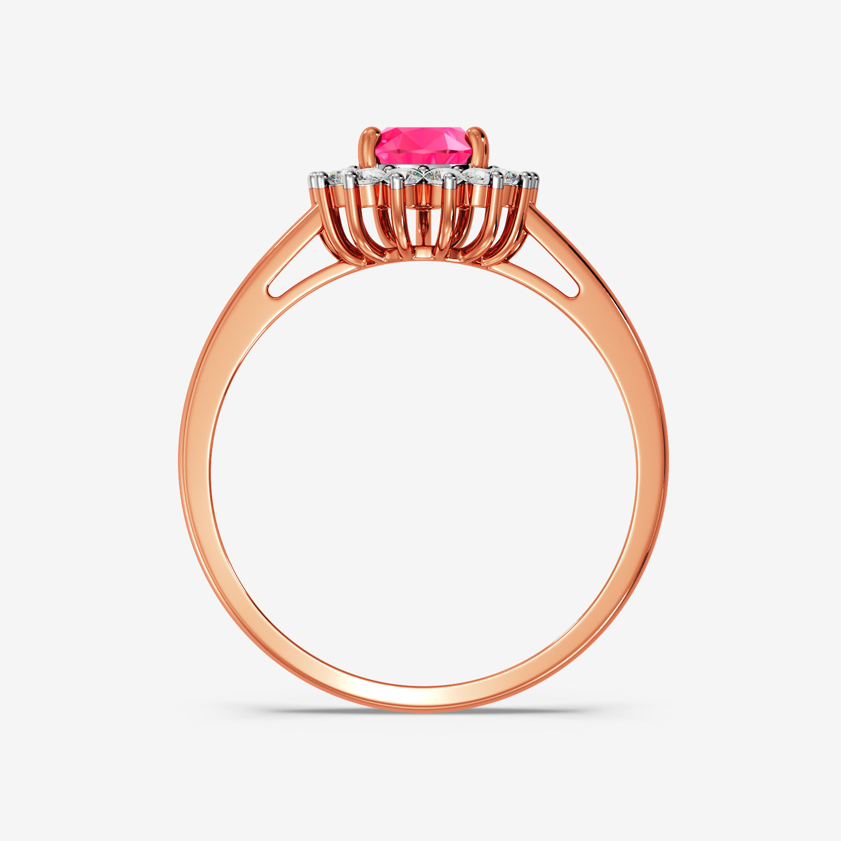Crimson Dew Diamond ring alternate view 1