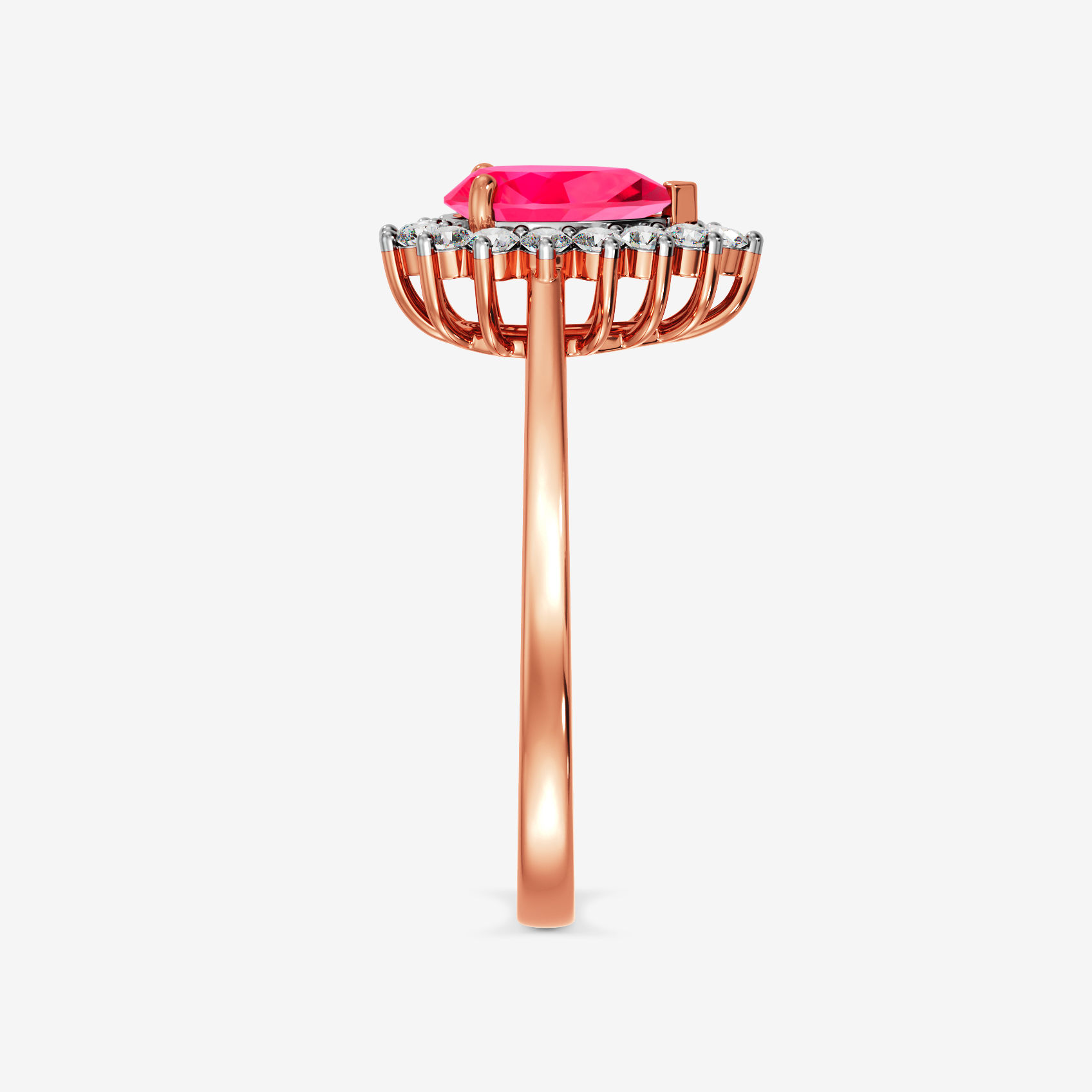 Crimson Dew Diamond ring alternate view 2