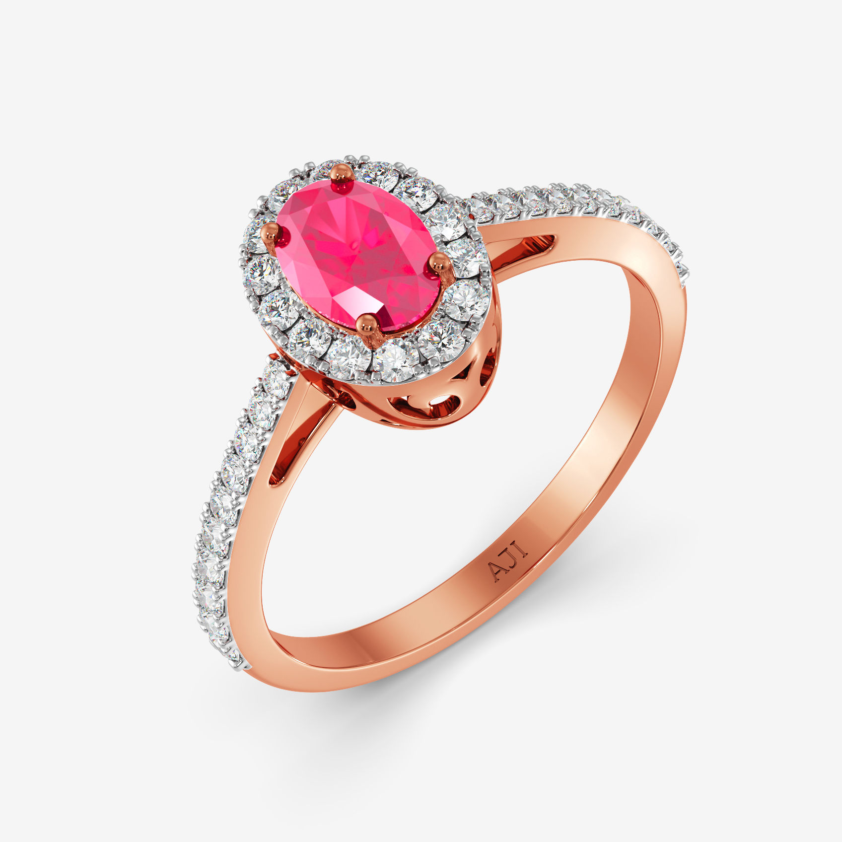 Fiery Solitaire Diamond Ring