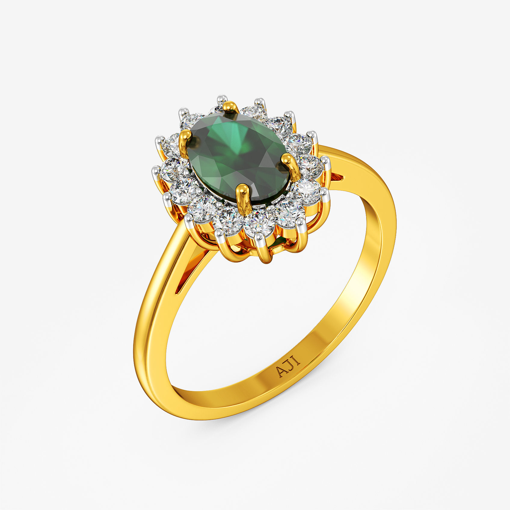 Emerald Radiance Diamond Ring
