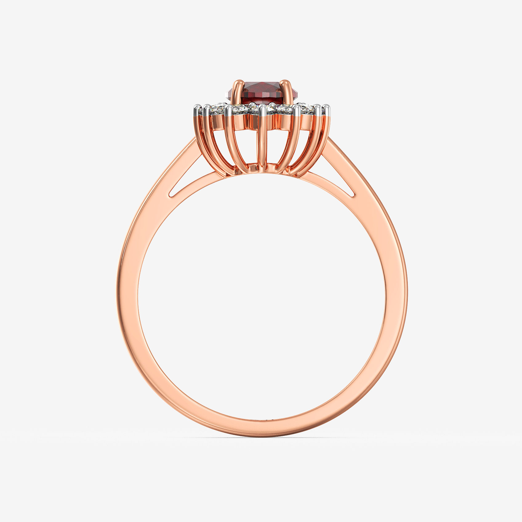 Ruby Wing Charm Diamond Ring alternate view 2