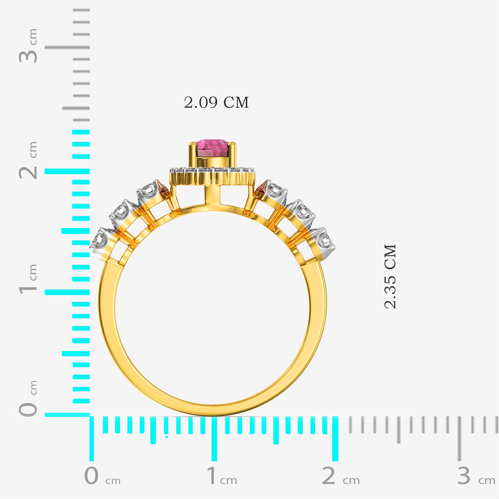 Droplet Grace Diamond Ring alternate view 3