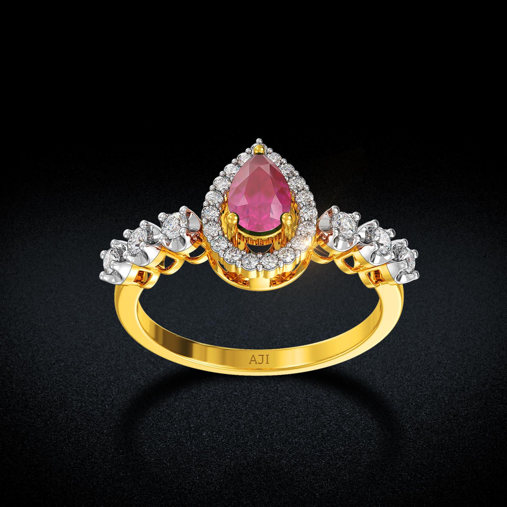 Droplet Grace Diamond Ring image