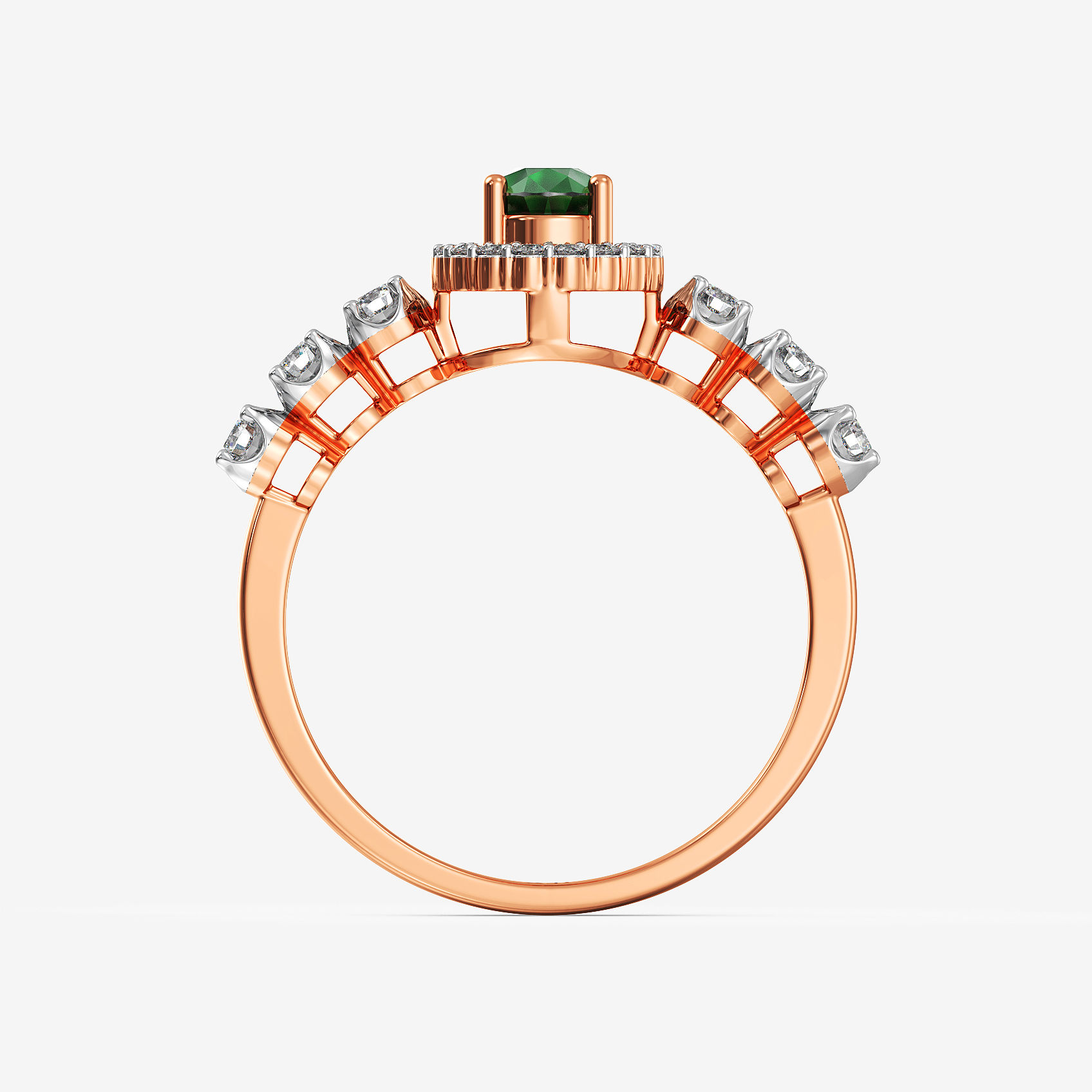 Emerald Dew Essence Diamond Ring alternate view 2