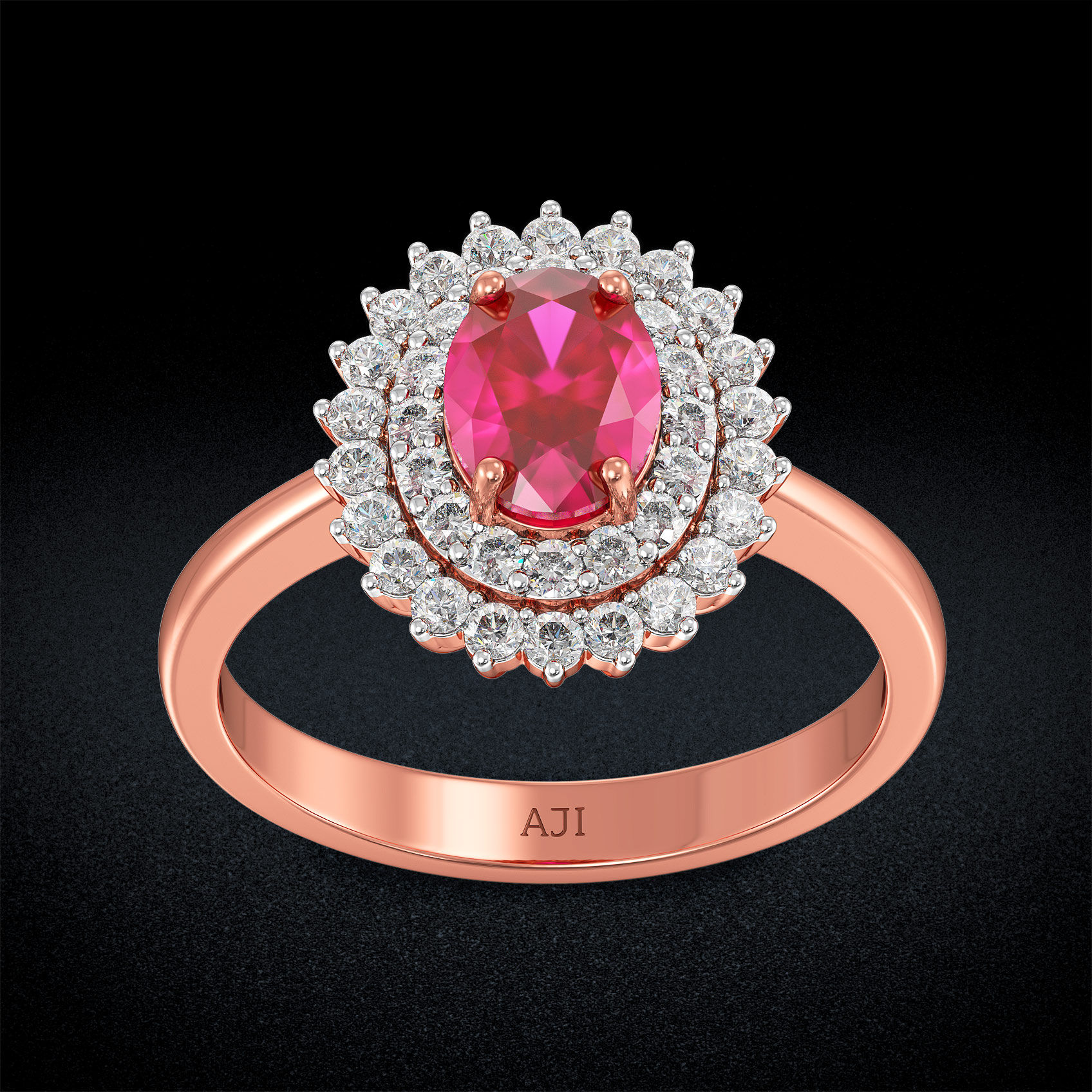 Scarlet Glow Diamond Ring image