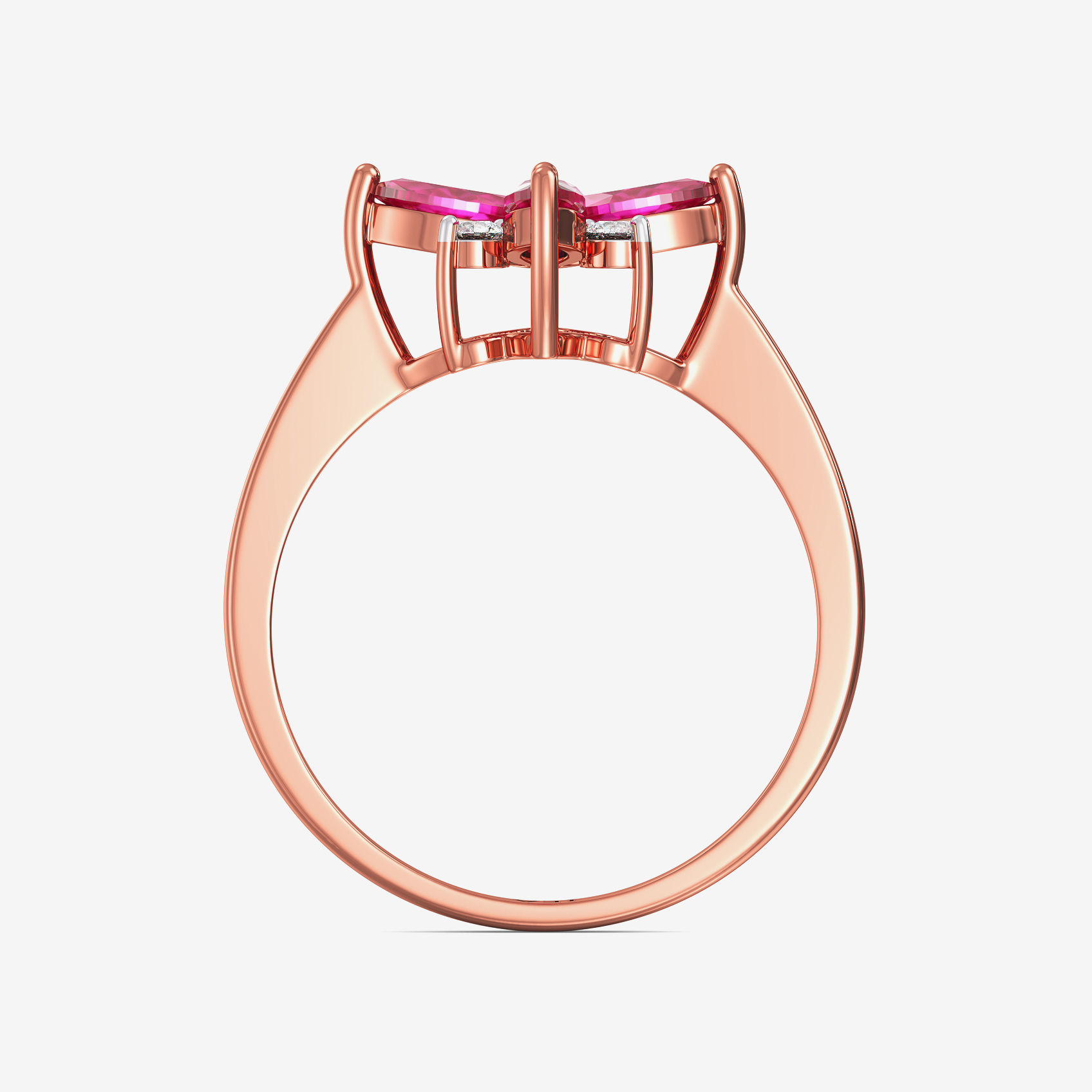 Ruby Bloom Diamond Ring alternate view 2