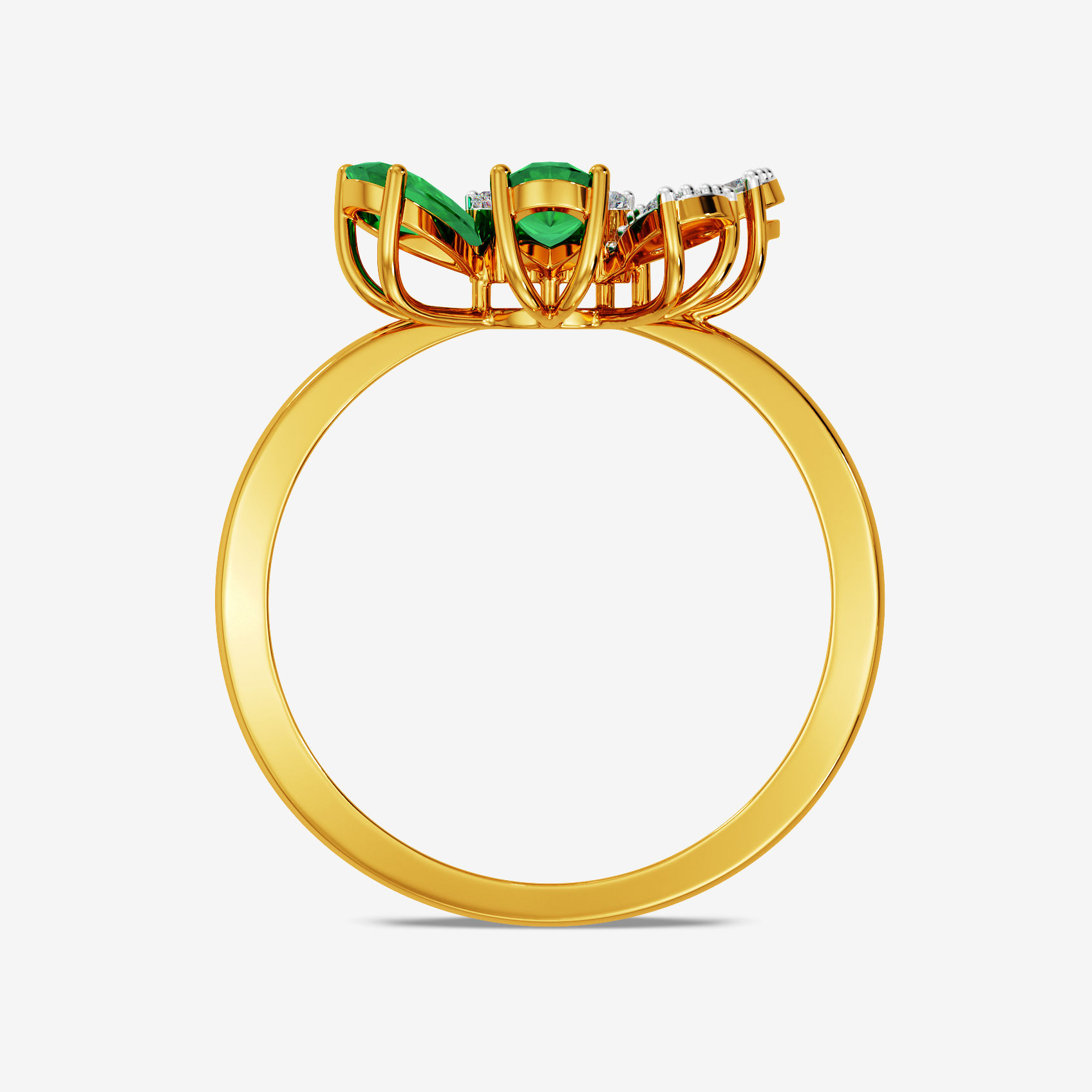 Emerald Bloom Diamond  Ring alternate view 1